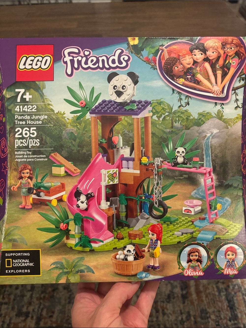 Lego Friends Panda Jungle Tree House Set